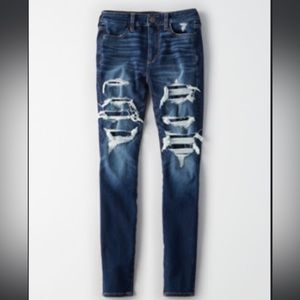 AE 360 ne(x)t level high waisted jegging size 8 regular dark wash